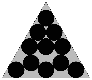 Packing 11 unit circles in an equilateral triangle